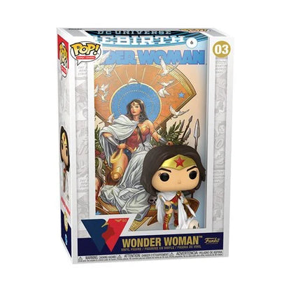 Funko Comic Cover: Wonder Woman 80th Rebirth on Throne