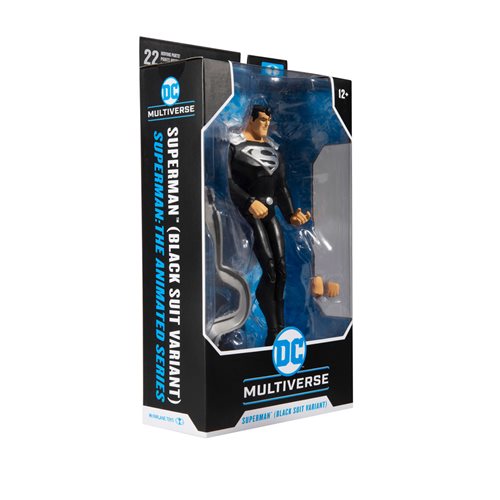 McFarlane Toys DC Multiverse Superman Black Suit Superman: The Animated Series 7-Inch Scale Action Figure