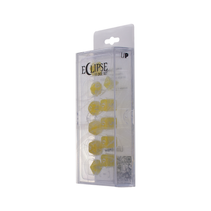 Ultra PRO: 11-Dice Set - Eclipse (Lemon Yellow)