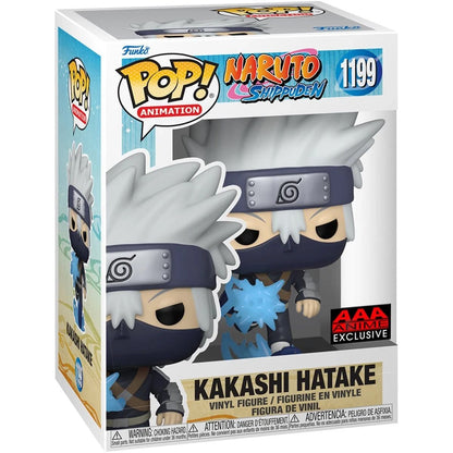 Funko Pop! Naruto Shippuden - Young Kakashi Hatake Chidori GITD AAA Anime Exclusive