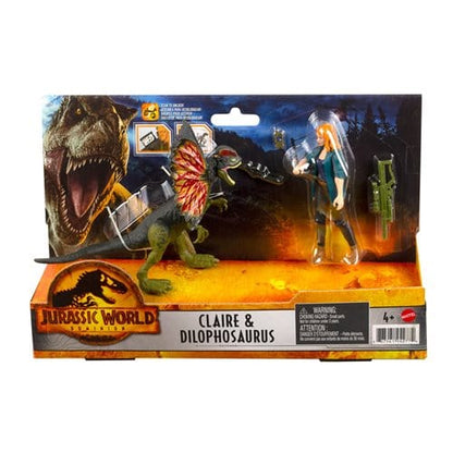 Jurassic World Dominion Human & Dino - Claire & Dilophosaurus