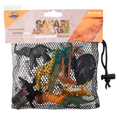 12 Piece Safari Mesh Bag Play Set