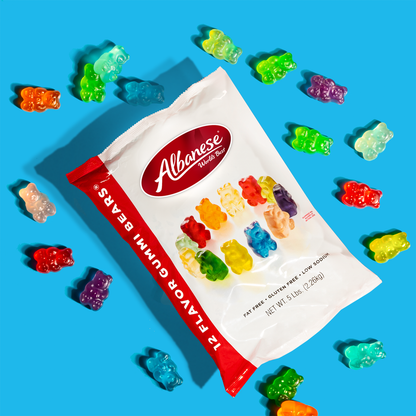 12 Flavor Gummi Bears 5 lb. Bag