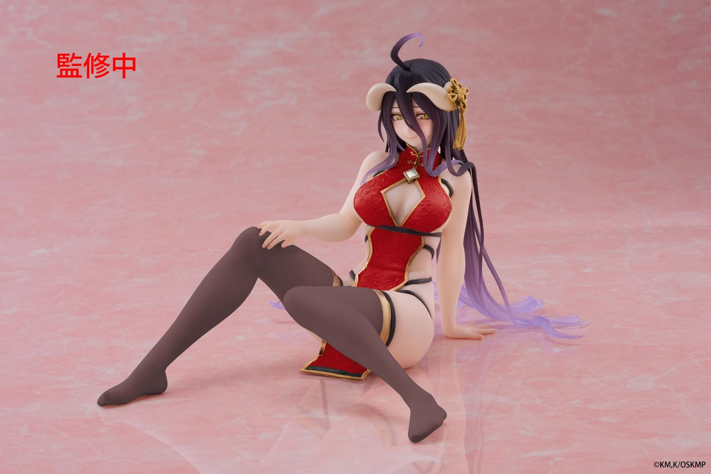 Overlord Albedo Chinese Dress Ver. Renewal Desktop Cute Figure