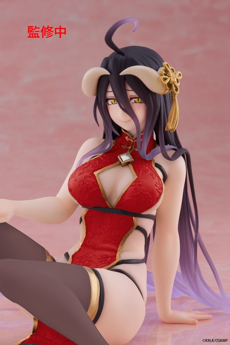 Overlord Albedo Chinese Dress Ver. Renewal Desktop Cute Figure