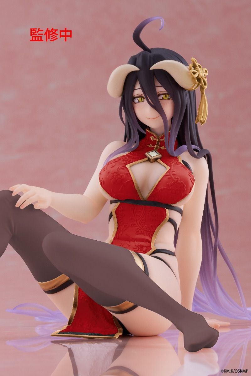 Overlord Albedo Chinese Dress Ver. Renewal Desktop Cute Figure