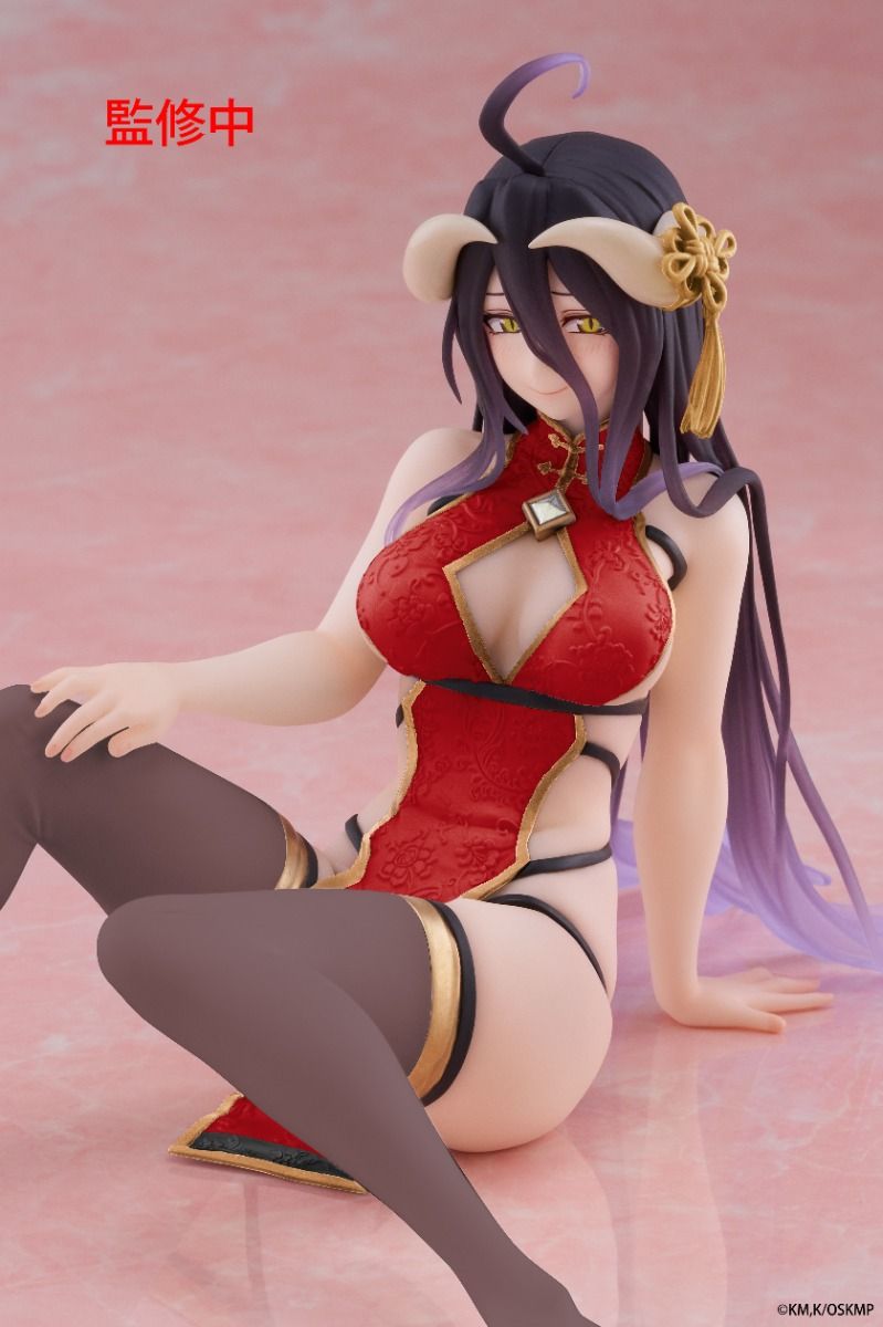 Overlord Albedo Chinese Dress Ver. Renewal Desktop Cute Figure