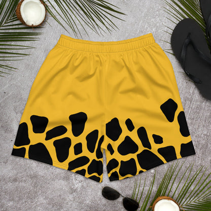 Trafalgar Yellow Recycled Athletic Anime Shorts