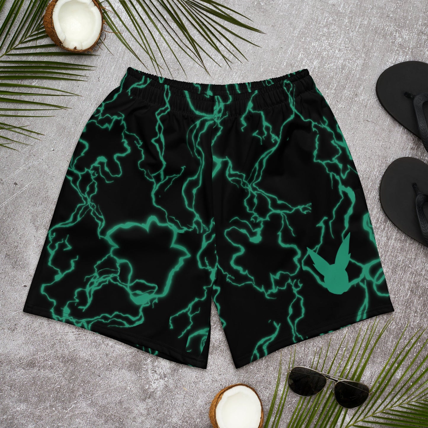 Black Whip Deku Recycled Athletic Anime Shorts