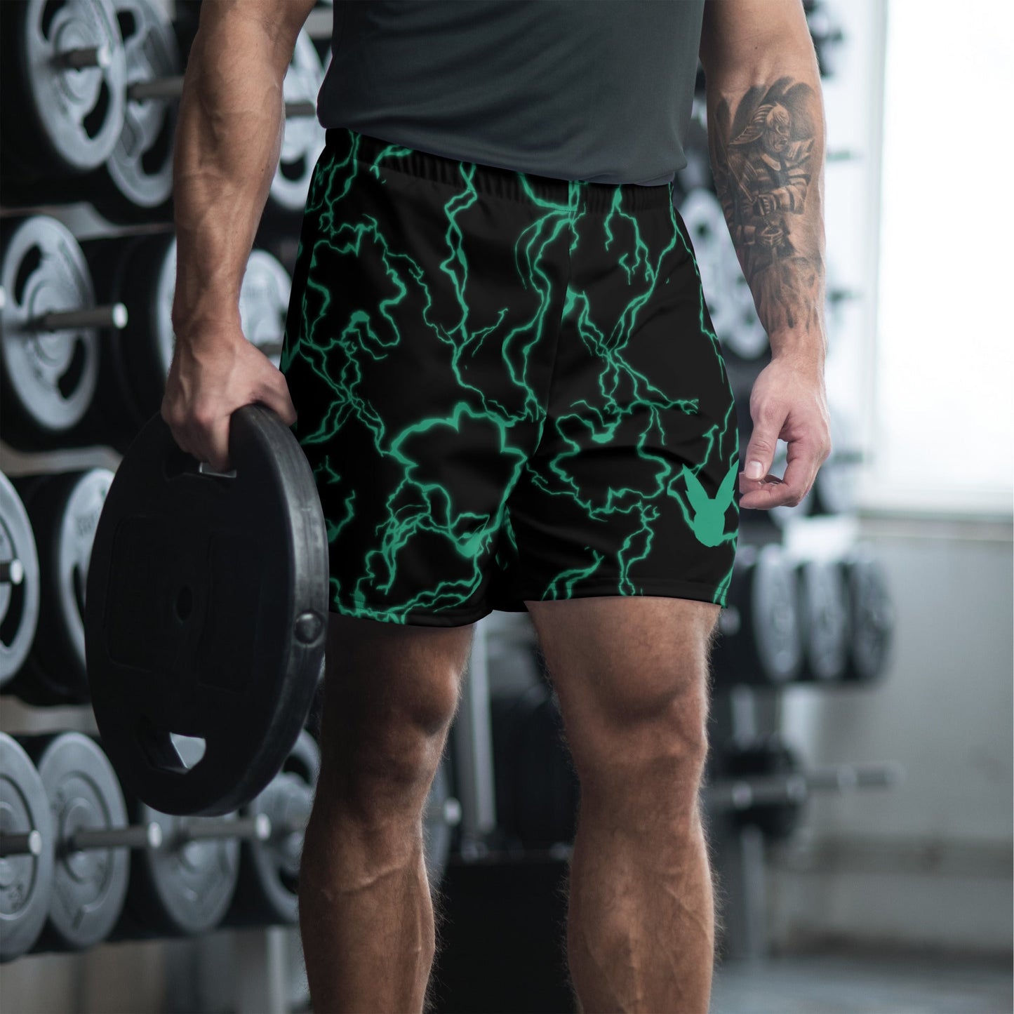 Black Whip Deku Recycled Athletic Anime Shorts