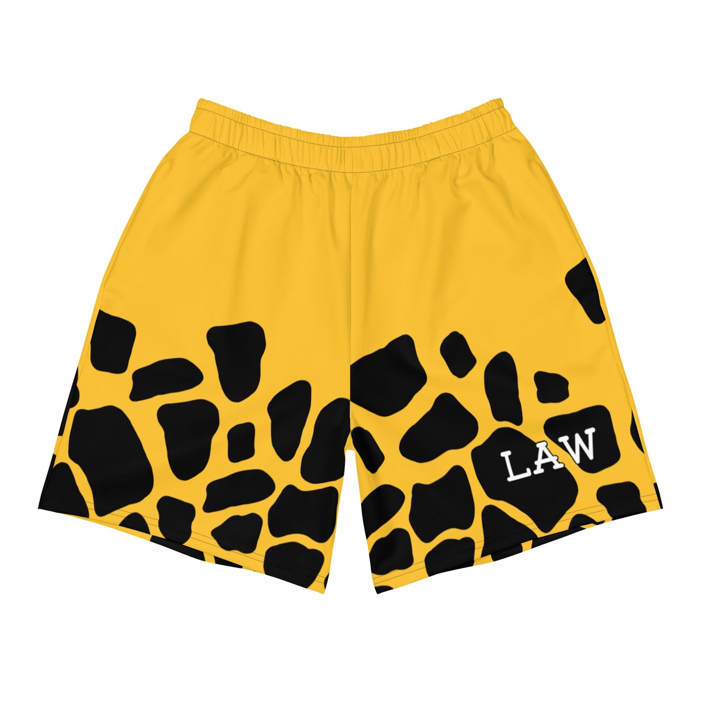 Trafalgar Yellow Recycelte Athletic Anime Shorts