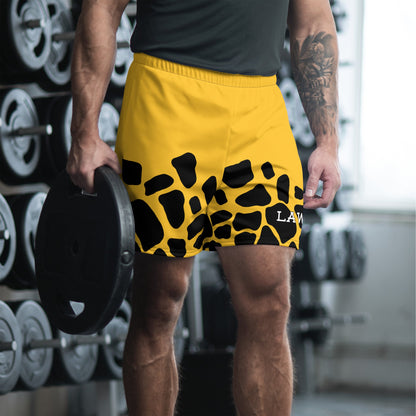 Trafalgar Yellow Recycelte Athletic Anime Shorts