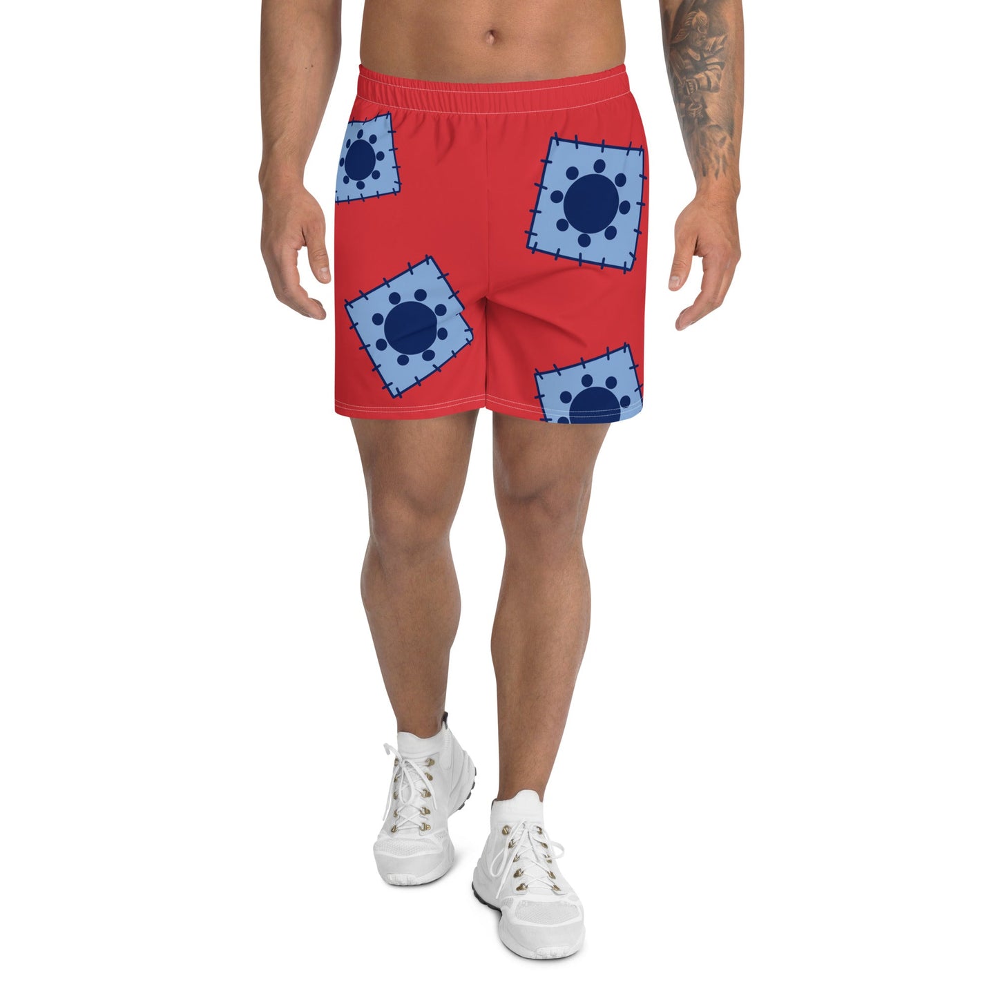 Luffy Wano Men's Recycled Athletic Anime Shorts