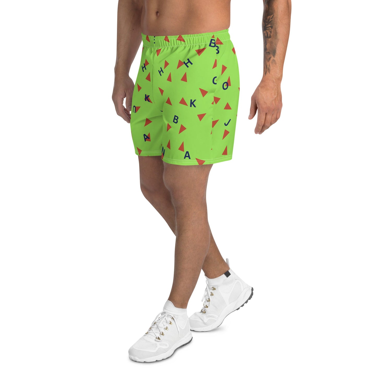 Roshi Green Men's Recycled Athletic Anime Shorts