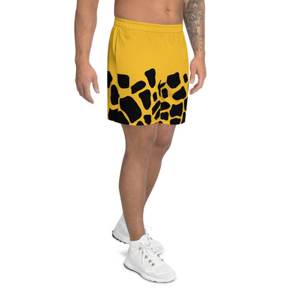 Trafalgar Yellow Recycled Athletic Anime Shorts