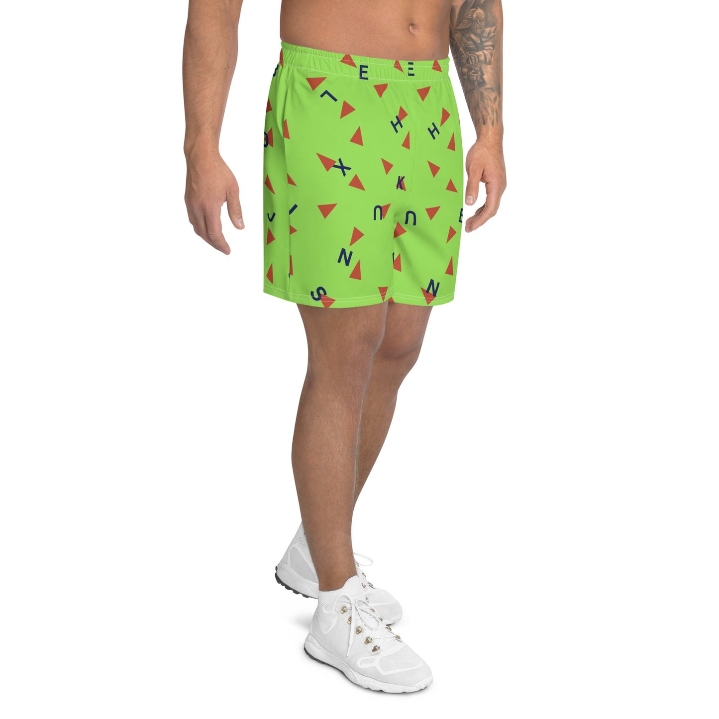 Roshi Green Men's Recycled Athletic Anime Shorts