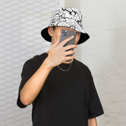 Asta Devil Form 2 in 1 Reversible Bucket Hat