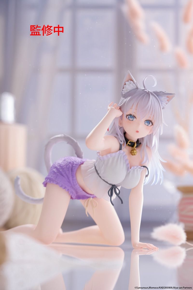 Alya Sometimes Hides Her Feelings in Russian Alya Cat Ear Roomwear Ver. Desktop Cute Figure