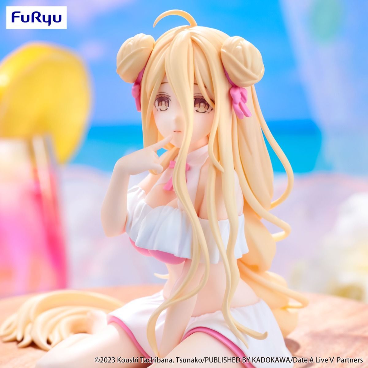 Date a Live V Noodle Stopper Figure - Mukuro Hoshimiya Swimsuit Ver.
