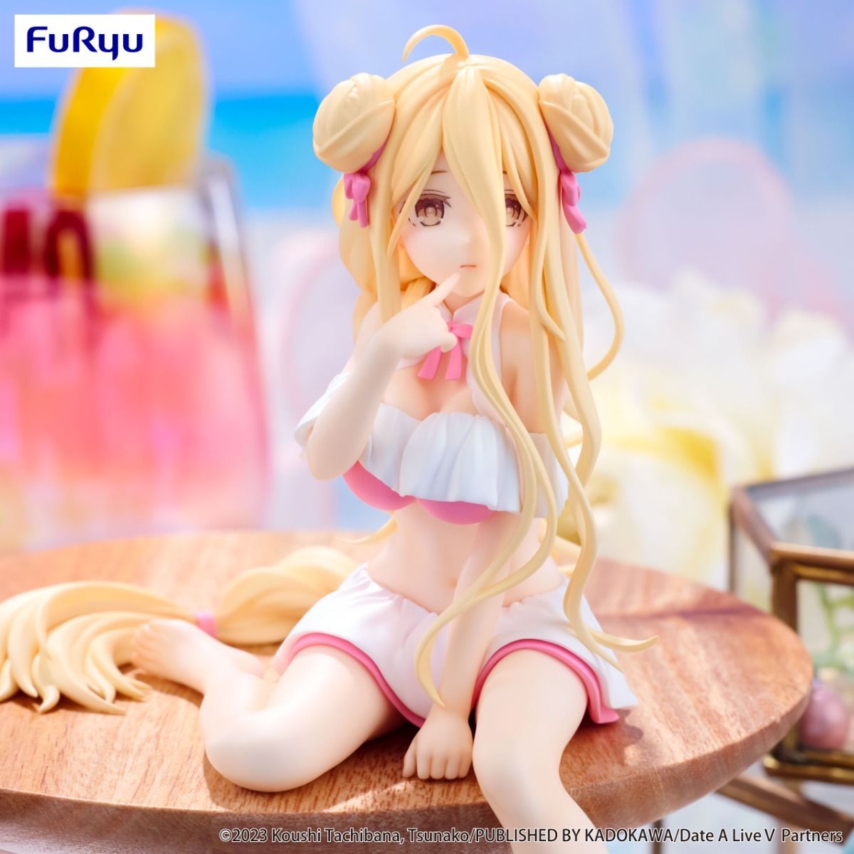 Date a Live V Noodle Stopper Figure - Mukuro Hoshimiya Swimsuit Ver.