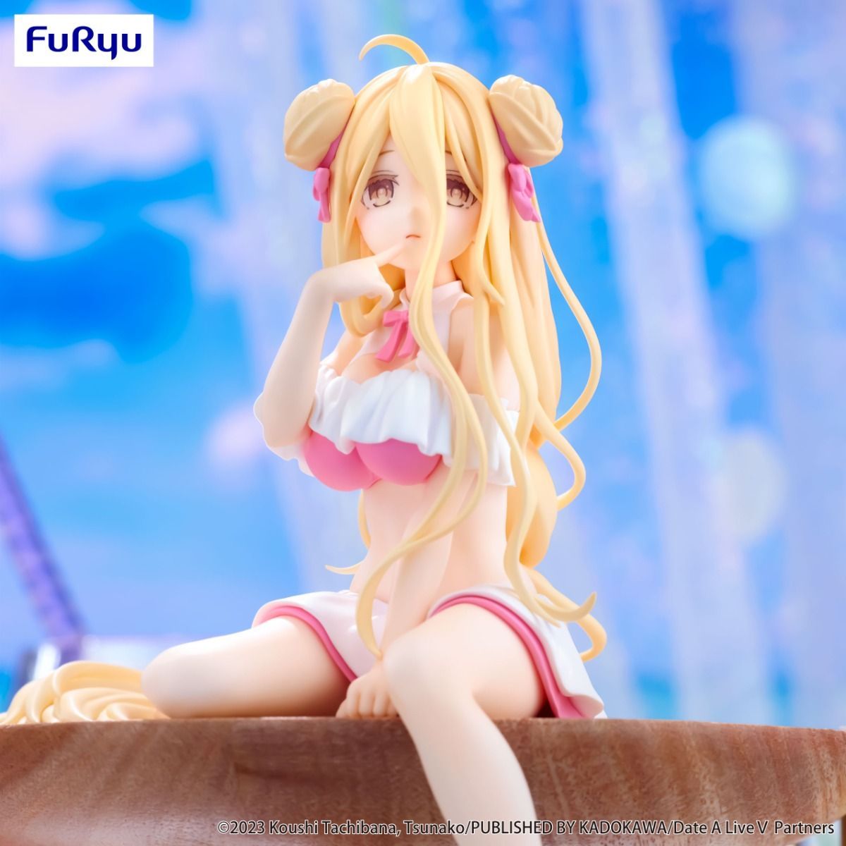 Date a Live V Noodle Stopper Figure - Mukuro Hoshimiya Swimsuit Ver.