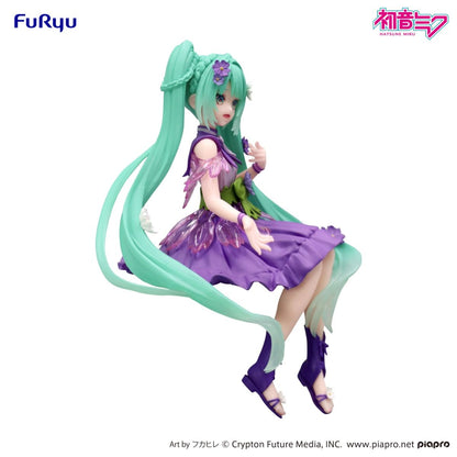 Hatsune Miku Noodle Stopper Figure Flower Fairy Cosmos Purple Color Ver.