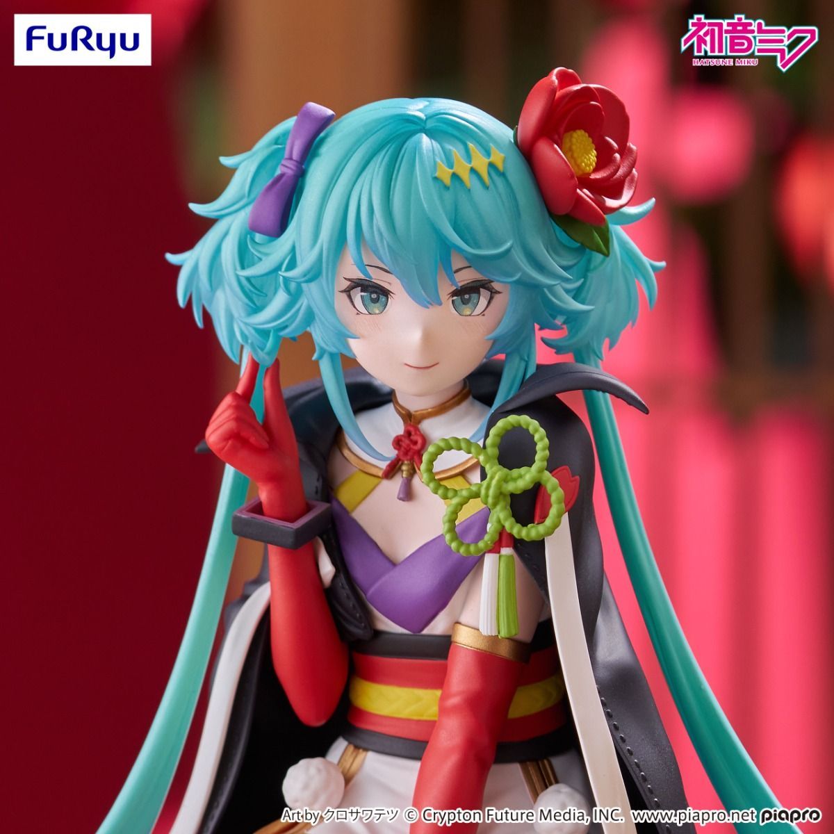 Flower Fairy Camellia Hatsune Miku Noodle Stopper Figure