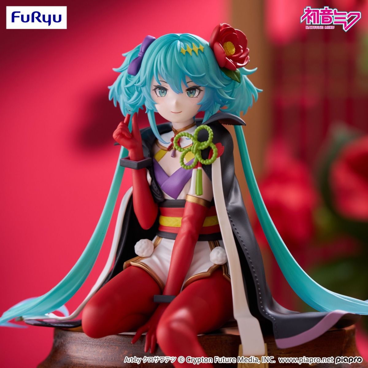 Flower Fairy Camellia Hatsune Miku Noodle Stopper Figure