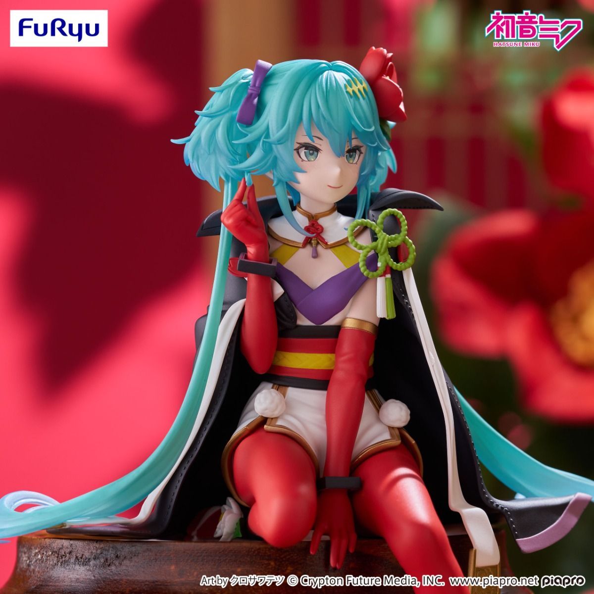 Flower Fairy Camellia Hatsune Miku Noodle Stopper Figure