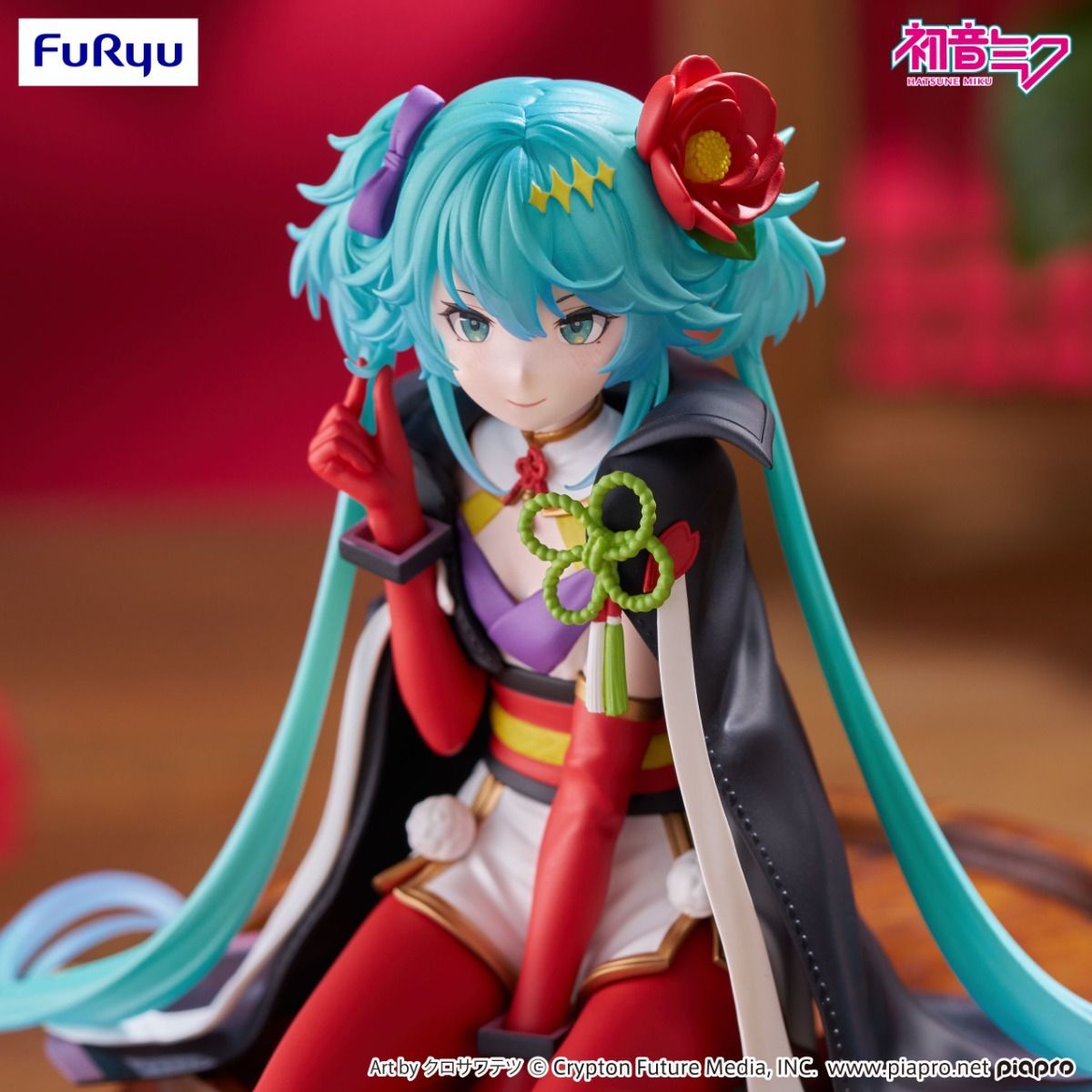 Flower Fairy Camellia Hatsune Miku Noodle Stopper Figure