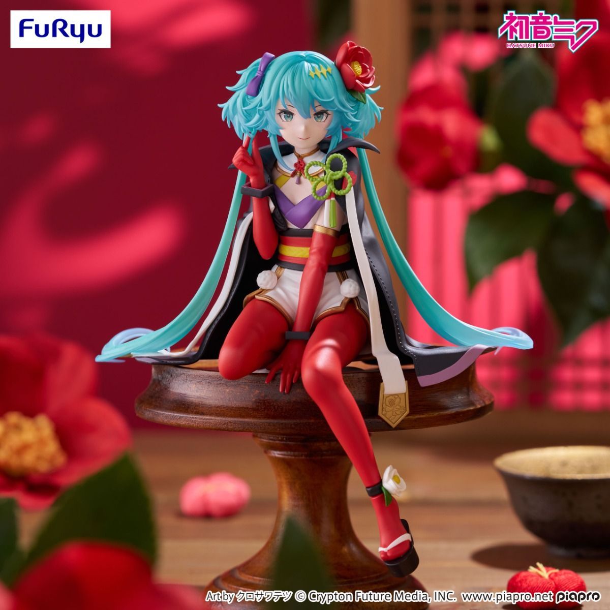 Flower Fairy Camellia Hatsune Miku Noodle Stopper Figure