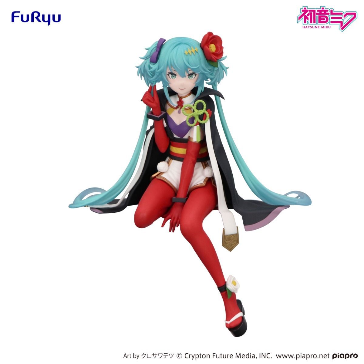 Flower Fairy Camellia Hatsune Miku Noodle Stopper Figure