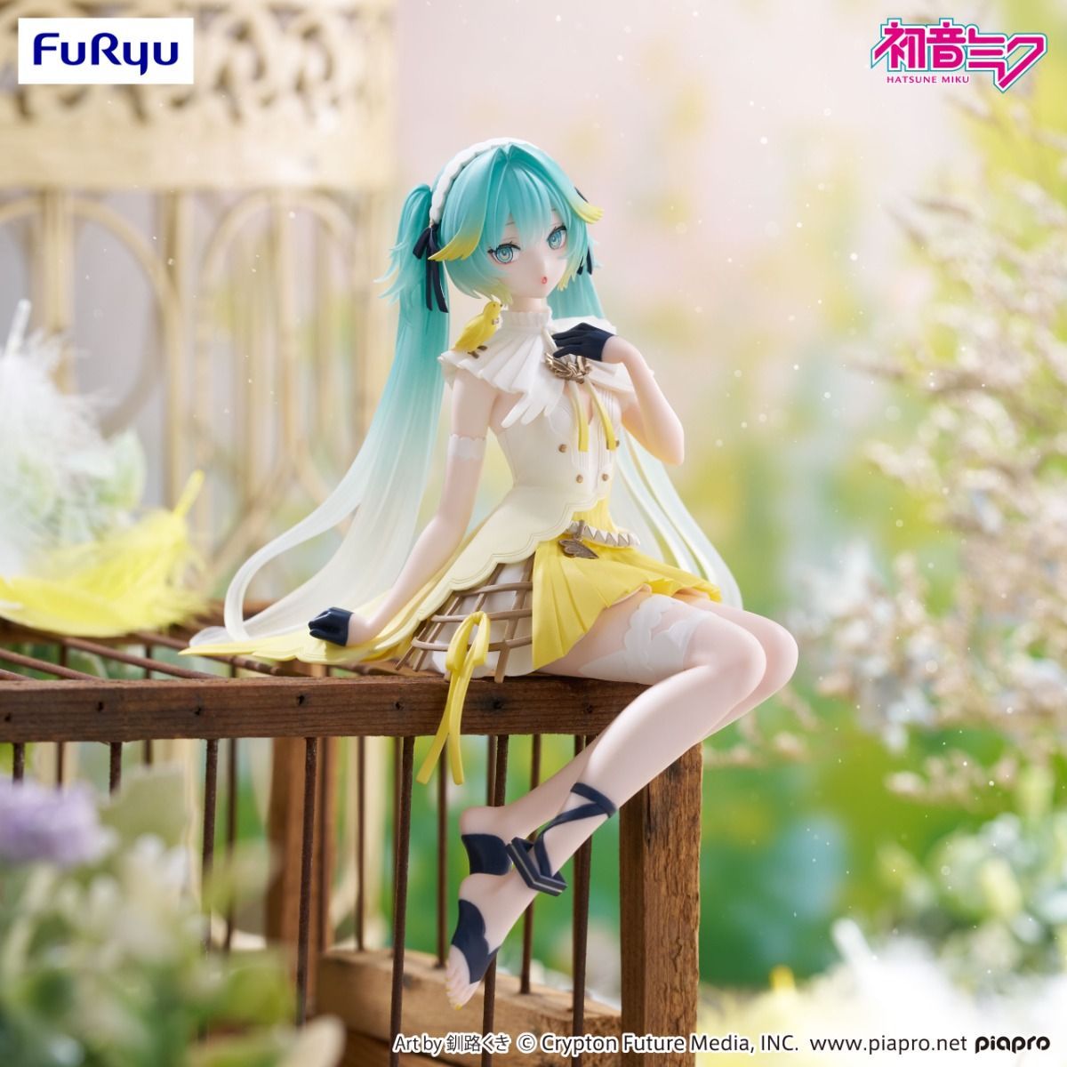 Canary Bird Hatsune Miku Noodle Stopper Figure