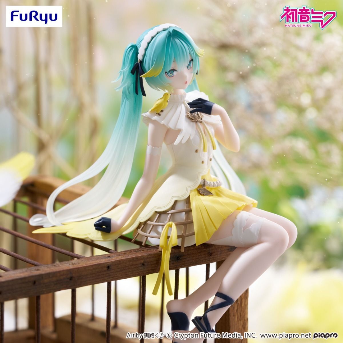 Canary Bird Hatsune Miku Noodle Stopper Figure