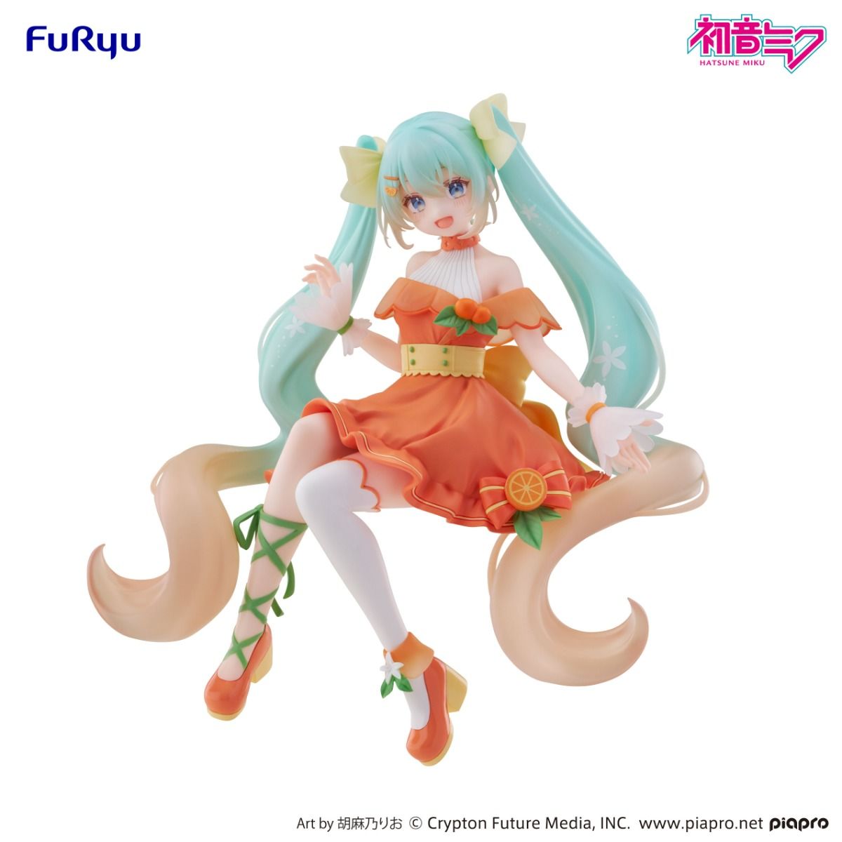 Hatsune Miku Citrus Ver. Noodle Stopper Figure