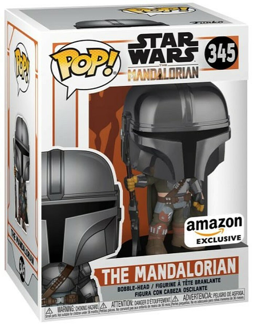 POP! Star Wars: 345 The Mandalorian, The Mandalorian (CRM) Exclusive