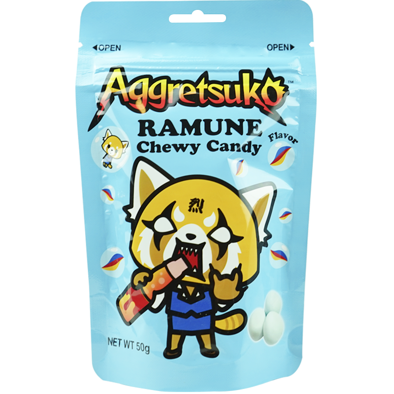 Aggretsuko Ramune Chewy Candy 1.76 ounces