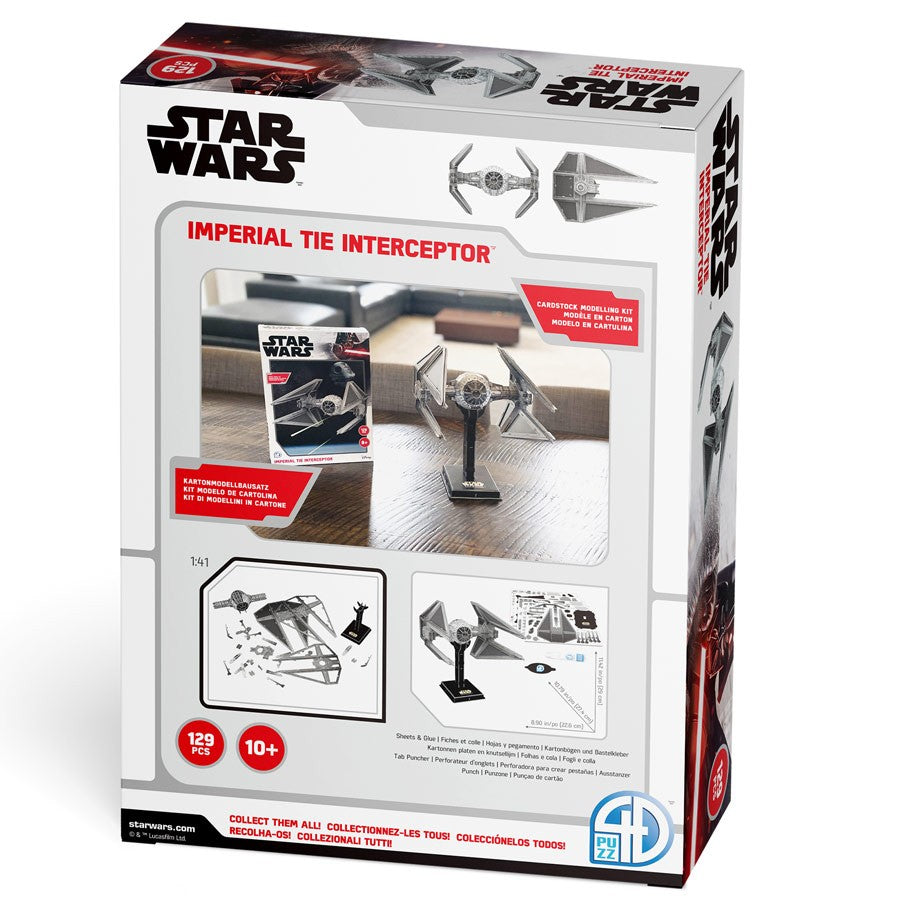 4D Model Kit: Star Wars - Imperial TIE Interceptor