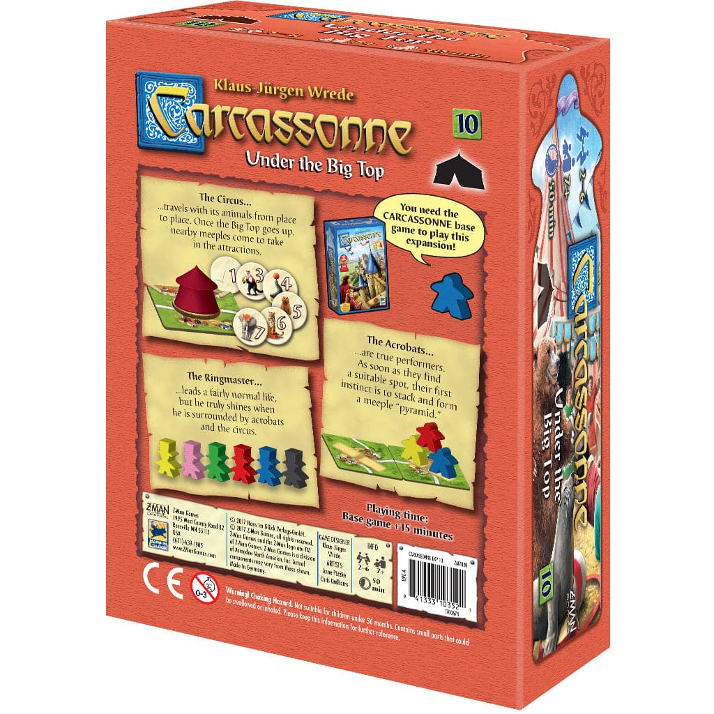 Carcassonne Expansion 10: Under the Big Top