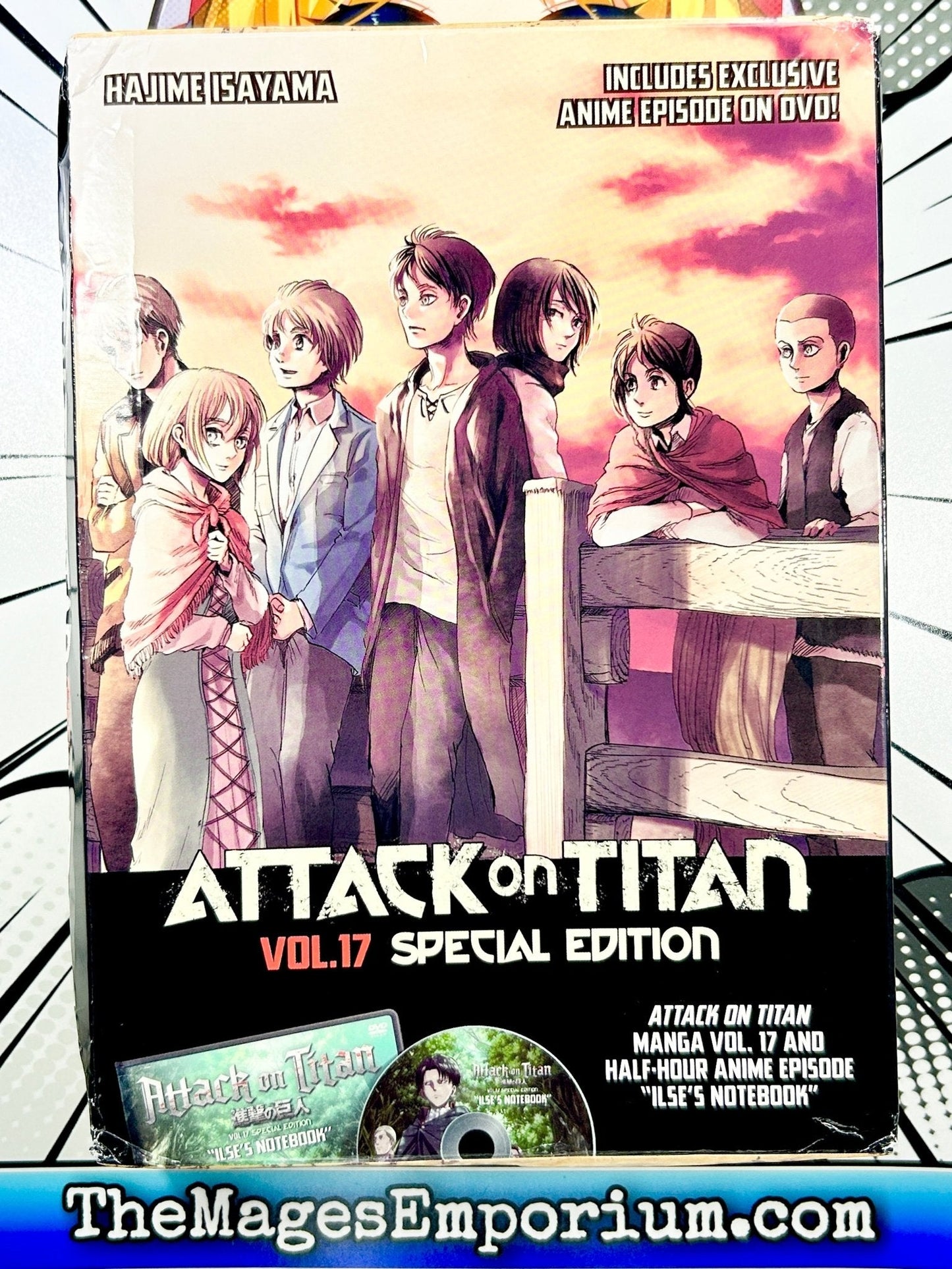 Attack on Titan Special Edition Vol 17 with Box and Sealed DVD