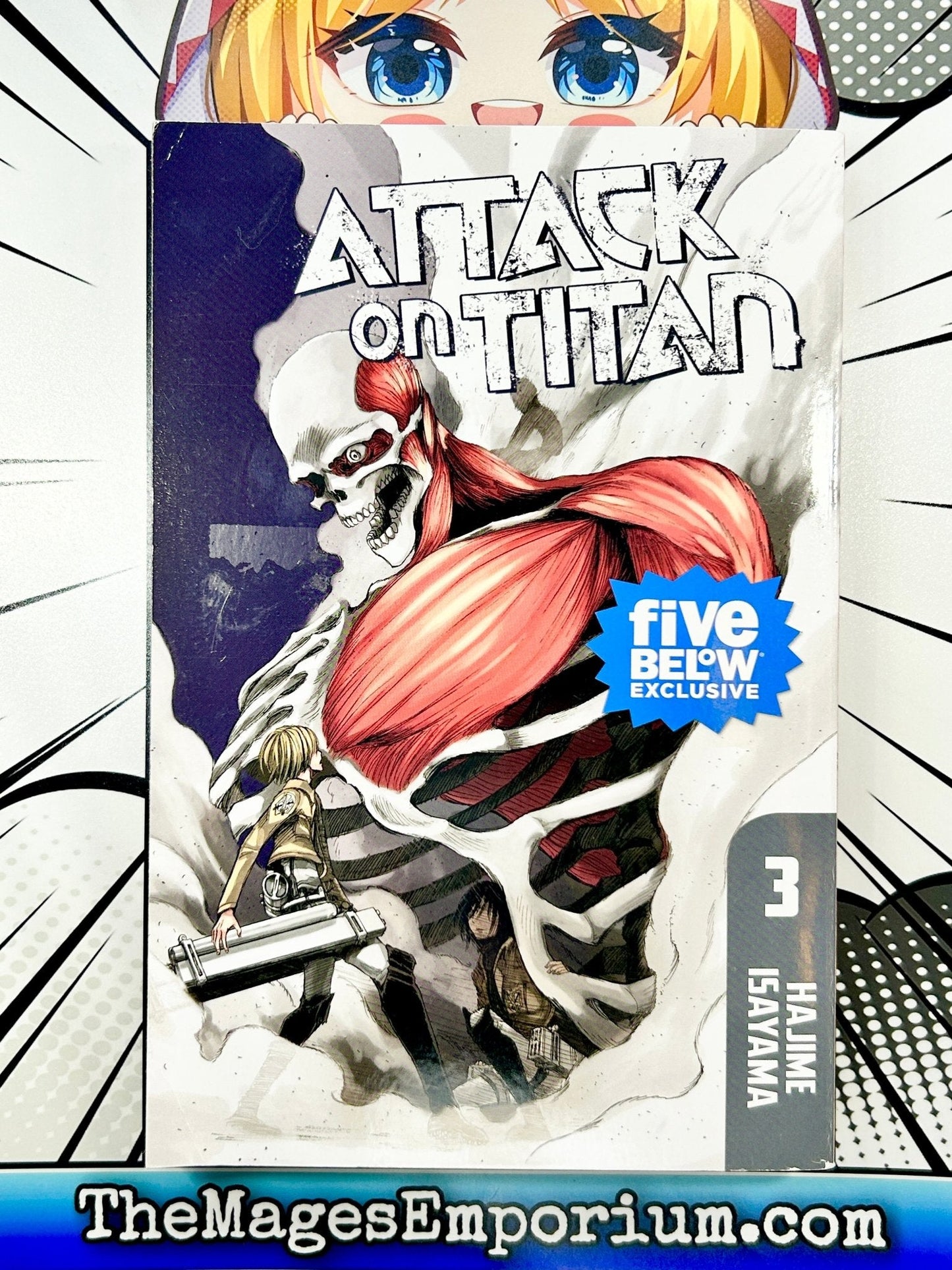 Attack on Titan Vol 3 Five Below Exclusive