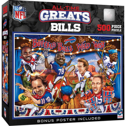 Buffalo Bills - All Time Greats 500 Piece Jigsaw Puzzle