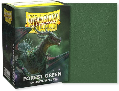 Dragon Shield: Standard 100ct Sleeves - Forest Green (Dual Matte)