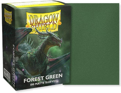 Dragon Shield: Standard 100ct Sleeves - Forest Green (Dual Matte)