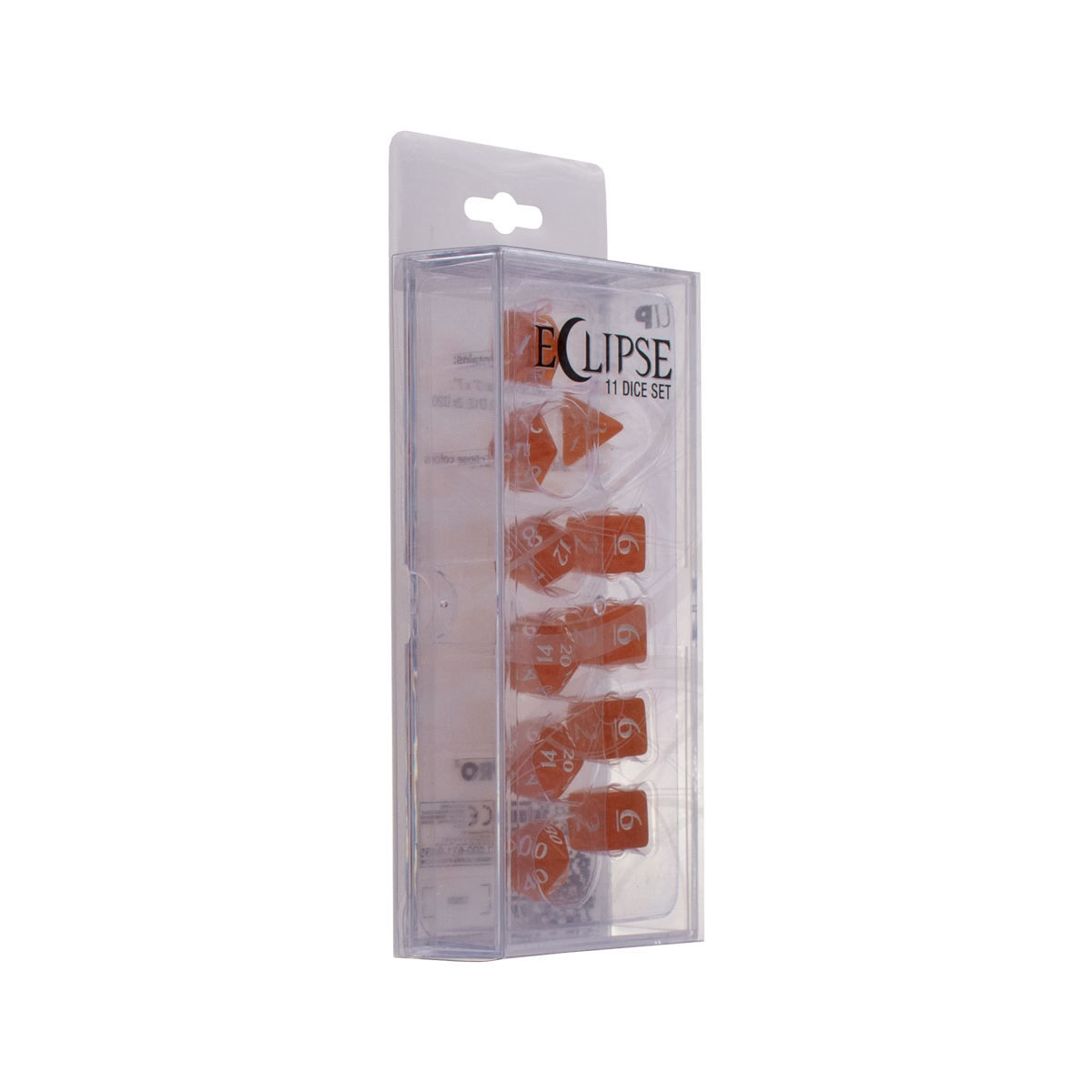 Ultra PRO: 11-Dice Set - Eclipse (Pumpkin Orange)