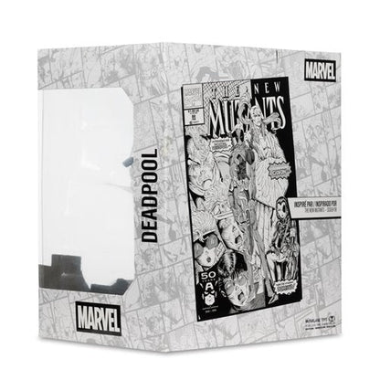 Marvel Deadpool The New Mutants #98 Line Art 1:10 Scale Posed Figure with Scene - Gold Label Exclusive