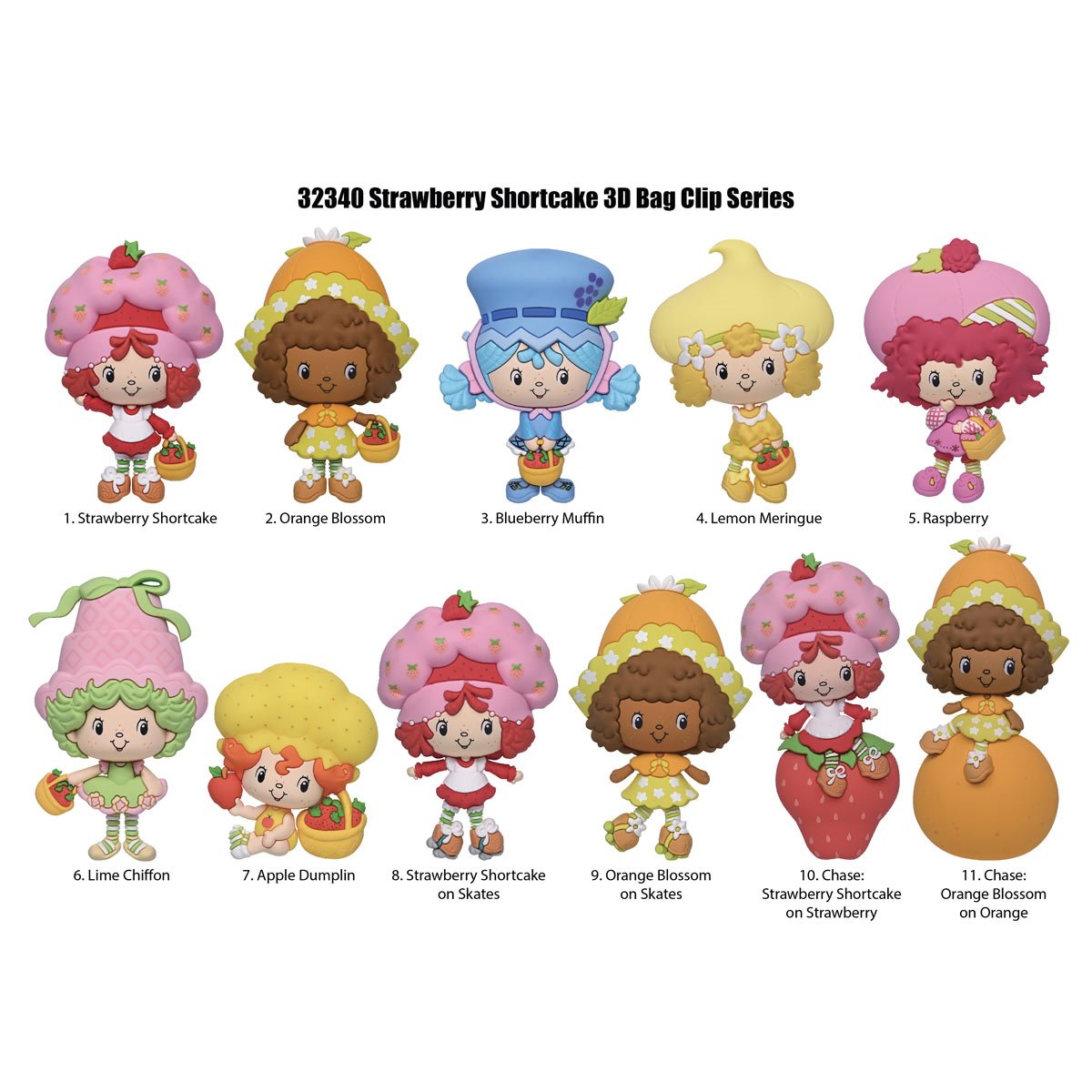 Strawberry Shortcake Series 2 3D Foam Bag Clip Blind Bag