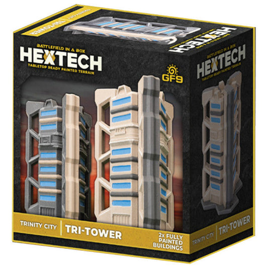 Battlefield in a Box: HexTech Trinity City - Tri-Tower