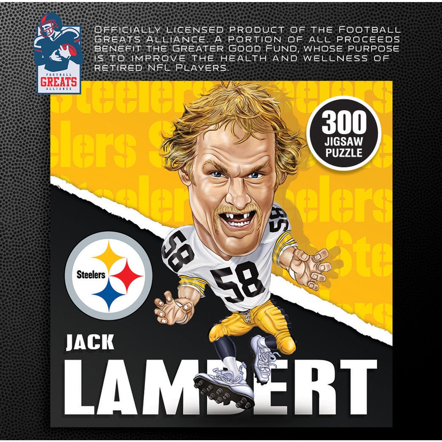 Pittsburgh Steelers All-Time Greats - Jack Lambert 300 Piece