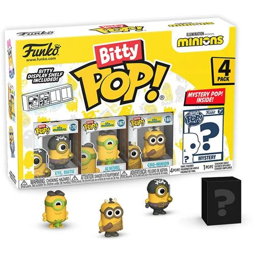 Minions Eye Matie Funko Bitty Pop! Mini-Figure 4-Pack